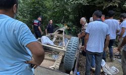 Düzce'de traktör römorkunun devrilmesi sonucu 9 işçi yaralandı