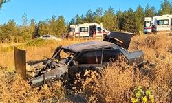 Karabük'te şarampole devrilen otomobildeki 1 kişi yaralandı