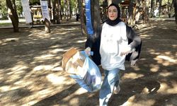 Samsun'da geri dönüşüme dikkati çekmek için çöp toplama yarışması düzenlendi