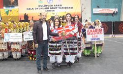Samsun'da Halk Oyunları Kulüpler Arası Grup Yarışması yapıldı