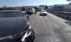 Samsun'da zincirleme trafik kazasında 2 kişi yaralandı