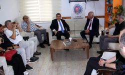 Vali Özarslan'dan, Sinop 15 Eylül Gazeteciler Cemiyetine ziyaret