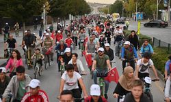 Çorum'da Avrupa Hareketlilik Haftası’nda rengarenk bisiklet turu!