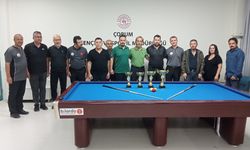 Çorum’da Bilardo heyecanı: Fatih Özbulut şampiyon Oldu