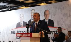MHP İzmir İl Kongresinde hemşehrimiz Veysel Şahin güven tazeledi