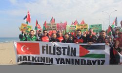 Samsun'da "Büyük Filistin Yürüyüşü" düzenlendi