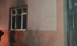 Samsun'da caminin imam odasındaki yangın hasara neden oldu