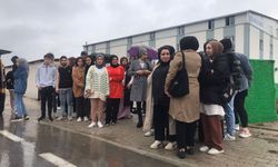 Samsun'da tekstil fabrikası işçileri eylem yaptı