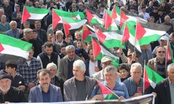 Suluova'da İsrail'in Gazze'ye saldırıları protesto edildi