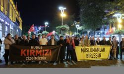 Trabzon'da, İsrail'in Gazze'ye saldırıları protesto edildi
