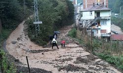 Artvin'i felç eden şiddetli yağış: Köy yolları ulaşıma kapandı