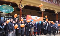 Çorum'da turuncu balonlarla kadına şiddete karşı mücadele
