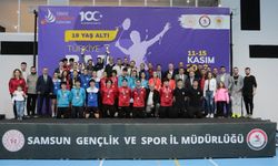 19 Yaş Altı Türkiye Badminton Şampiyonası, Samsun'da sona erdi