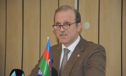 Azerbaycan'ın Ankara Büyükelçisi Memmedov, Trabzon'da konferansta konuştu: