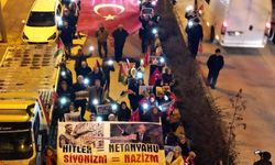 Göynük'te Filistin'e destek yürüyüşü düzenlendi