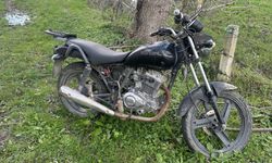 Samsun'da çalıntı motosiklet terk edilmiş bulundu