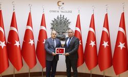 Türk Büro-Sen Genel Başkan Yardımcısı Sami Çam'dan Vali Zülkif Dağlı'ya ziyaret