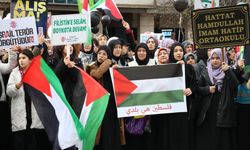 Amasya'da Filistin'e destek yürüyüşü düzenlendi