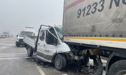 Amasya'da sisin yol açtığı trafik kazalarında 5 kişi yaralandı