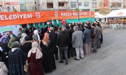 Havza'da "Filistin İçin Hayır Çarşısı" açıldı