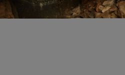 İskilip Kalesi'nde hafriyat çalışmasında ulaşılan su sarnıcının altında dehliz bulundu