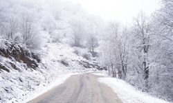 Tokat'ın yüksek kesimleri karla kaplandı