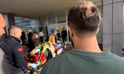 Hastane inşaatında 5 metre yükseklikten düşen işçi yaralandı