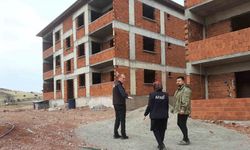 Sivas’ta yapımı süren afet evleri bir bir yükseliyor