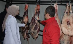 İskilip'te halk sağlığı için et ürünleri satan yerler denetlendi