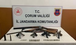 Osmancık'ta Jandarma'dan silah operasyonu: Bu evden neler çıktı neler!