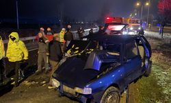 Bolu'da iki otomobilin çarpışması sonucu 6 kişi yaralandı