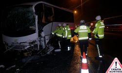 Edirne'de feci kaza! Polis servis aracı ile otobüs çarpıştı: 10’u polis 11 yaralı