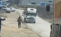 Bursa'da facianın eşiğinden dönüldü: Freni bir boşalan kamyon böyle harekete geçti