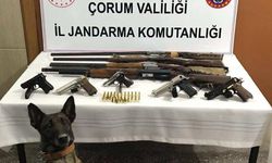 Çorum'da Jandarma'dan büyük operasyon: Kaçak silahlar yakalandı!