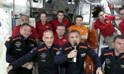 İlk Türk astronot Gezeravcı’dan ISS’te ilk konuşma