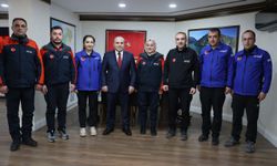 AFAD Artvin İl Müdürü Şenlioğlu'dan Vali Ünsal'a ziyaret