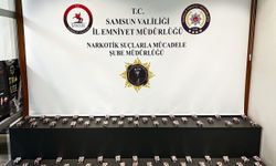 Samsun'da kargoyla gönderilen koliden uyuşturucu çıktı