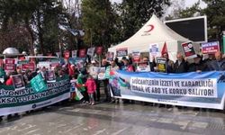 Hürriyet Meydanı'nda Gazze'ye destek açıklaması