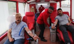 Türk Kızılay Havza'da kan bağışı kampanyası düzenledi