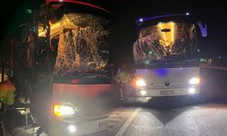Çorum'da feci trafik kazası: Yolcu otobüsü hafriyat kamyona çarptı! Yaralılar var