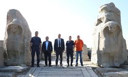 Alaca Belediye Başkanı Arslan, Arkeopark hakkında bilgi aldı