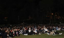 Amasya'da öğrenciler açık hava sinemasında Hababam Sınıfı'nı izledi