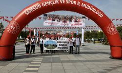 Atatürk'ün Samsun'dan Havza'ya gittiği yolu gençler, Türk bayrağıyla yürüyecek