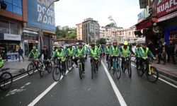Rize'de "11. Yeşilay Bisiklet Turu" düzenlendi