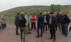 Çorum'un bu ilçesinde işten çıkarılan maden işçilerinin eylemi devam ediyor
