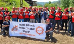 Çorum'da maden işçilerinin "ücretsiz izin" dayatmasına karşı direnişleri sürüyor