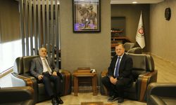 Vali Zülkif Dağlı'dan TSO Başkanı Başaranhıncal’a ziyaret