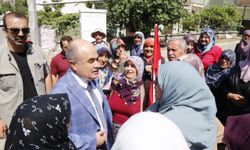 Bayat'ta vatandaşlar Vali Dağlı'dan doğalgaz altyapısı için destek istedi