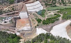 Gümüşhane Tersun Barajı'nda yüzde 39 seviyesine gelindi