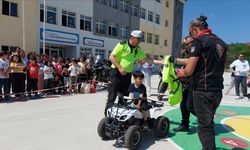 Karabük'te ilkokul öğrencilerine ATV ve motosiklet sürüş eğitimi